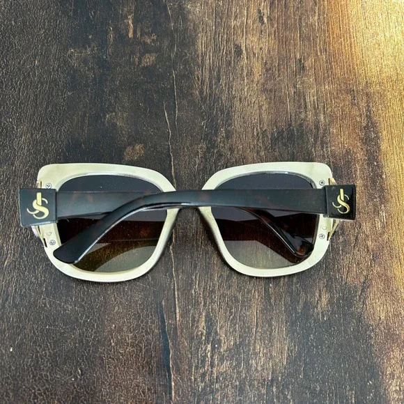 Jessica Simpson Sunglasses Tortoise Shell‎ Oversized Square Frame J6334 - Picture 6 of 6